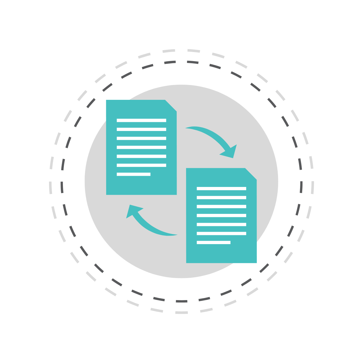 Document exchange icon