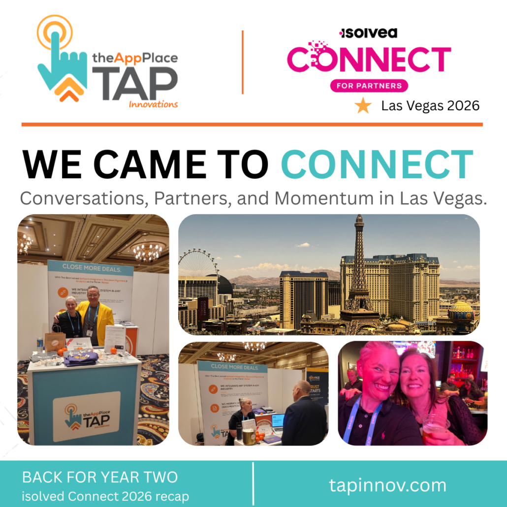 TAP Innovations Came to Connect at isolved Connect 2026 in Las Vegas.